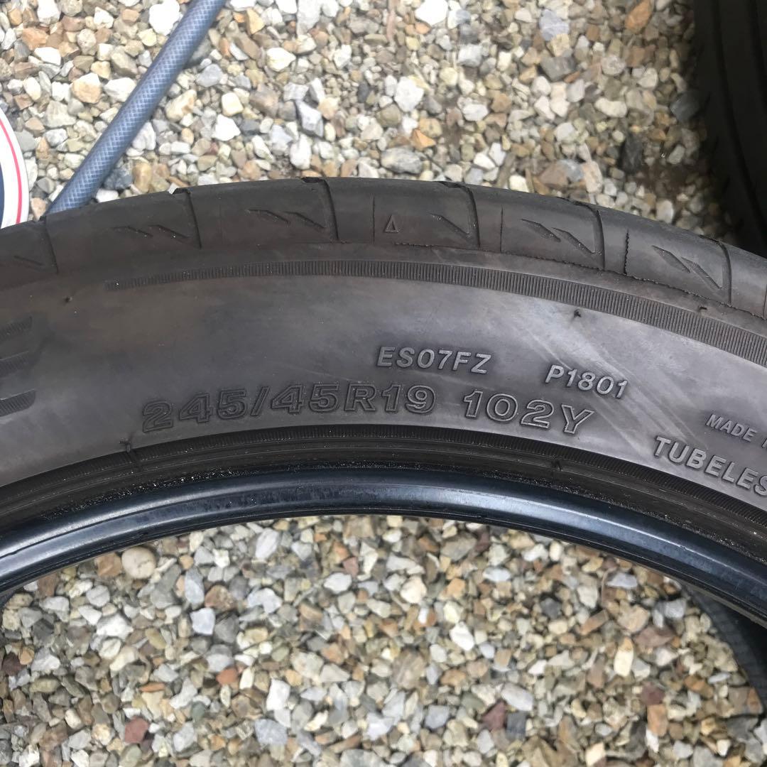 ルパン　ポテンザ S007A 245/45R19 ２本 2023年