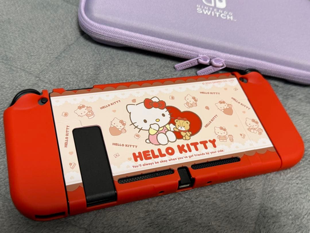 ハローキティデザインカバー Nintendo Switch 本体