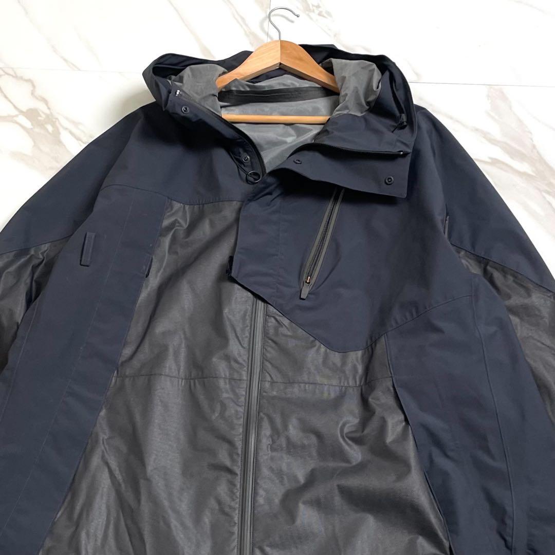 美品 20AW◎ワイスリー テレックスパーカーコート ブランドロゴプリント