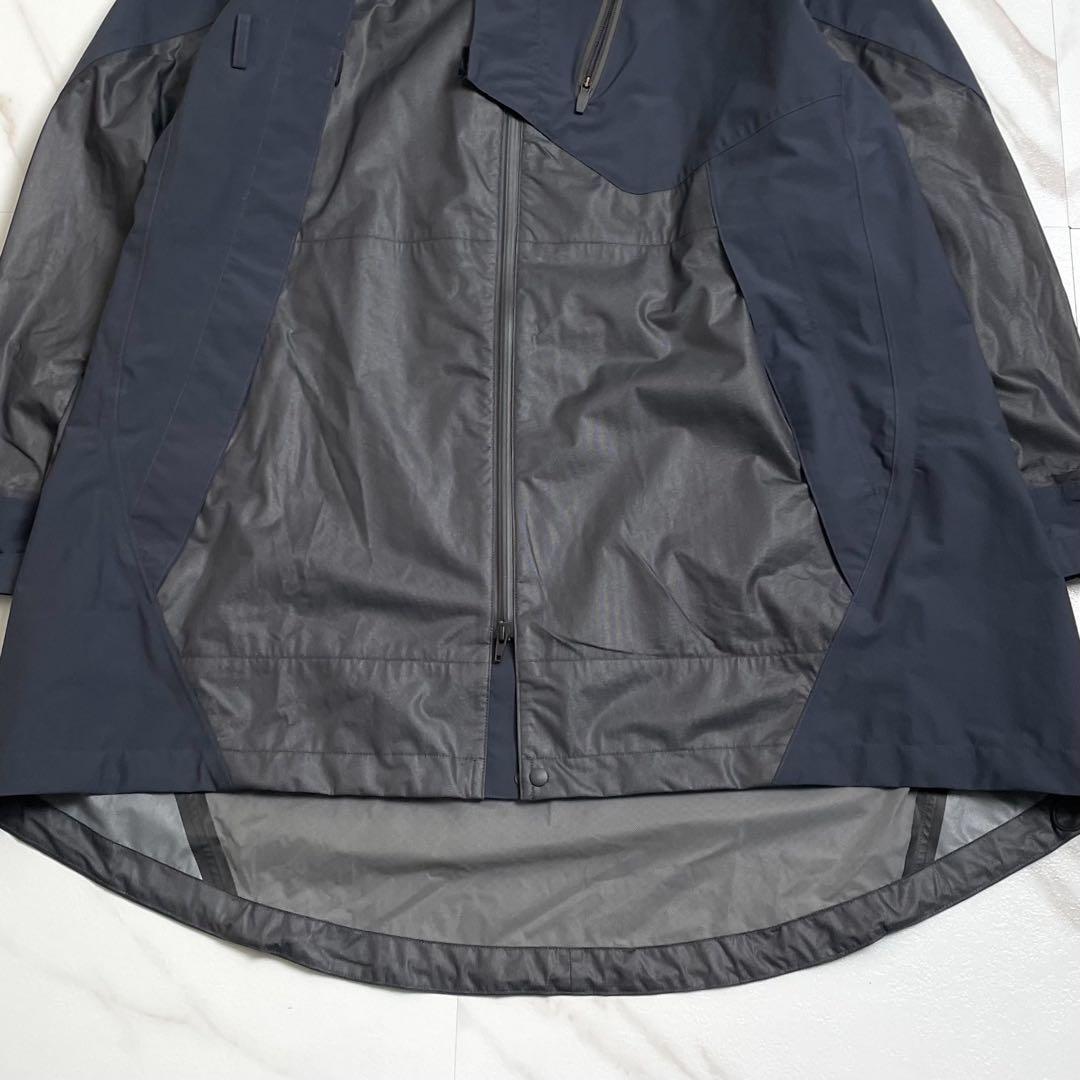 美品 20AW◎ワイスリー テレックスパーカーコート ブランドロゴプリント