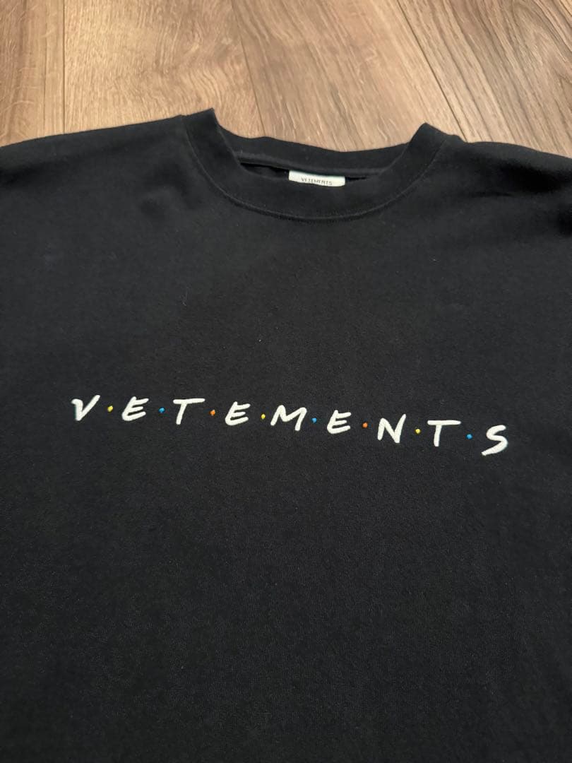 ヴェトモン 21SS UE51TR340B フレンドリーロゴTシャツ メンズ S