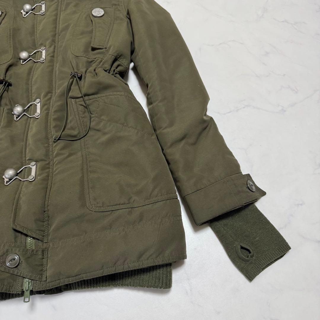 00s Y2K SLY モッズコート ラクーンファー＆内側ボア 平成ギャル