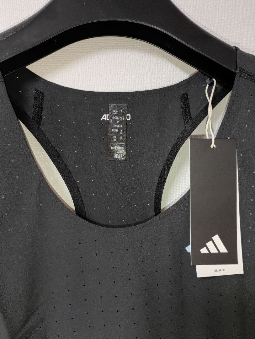 アディダス　アディゼロ　シングレット　XS