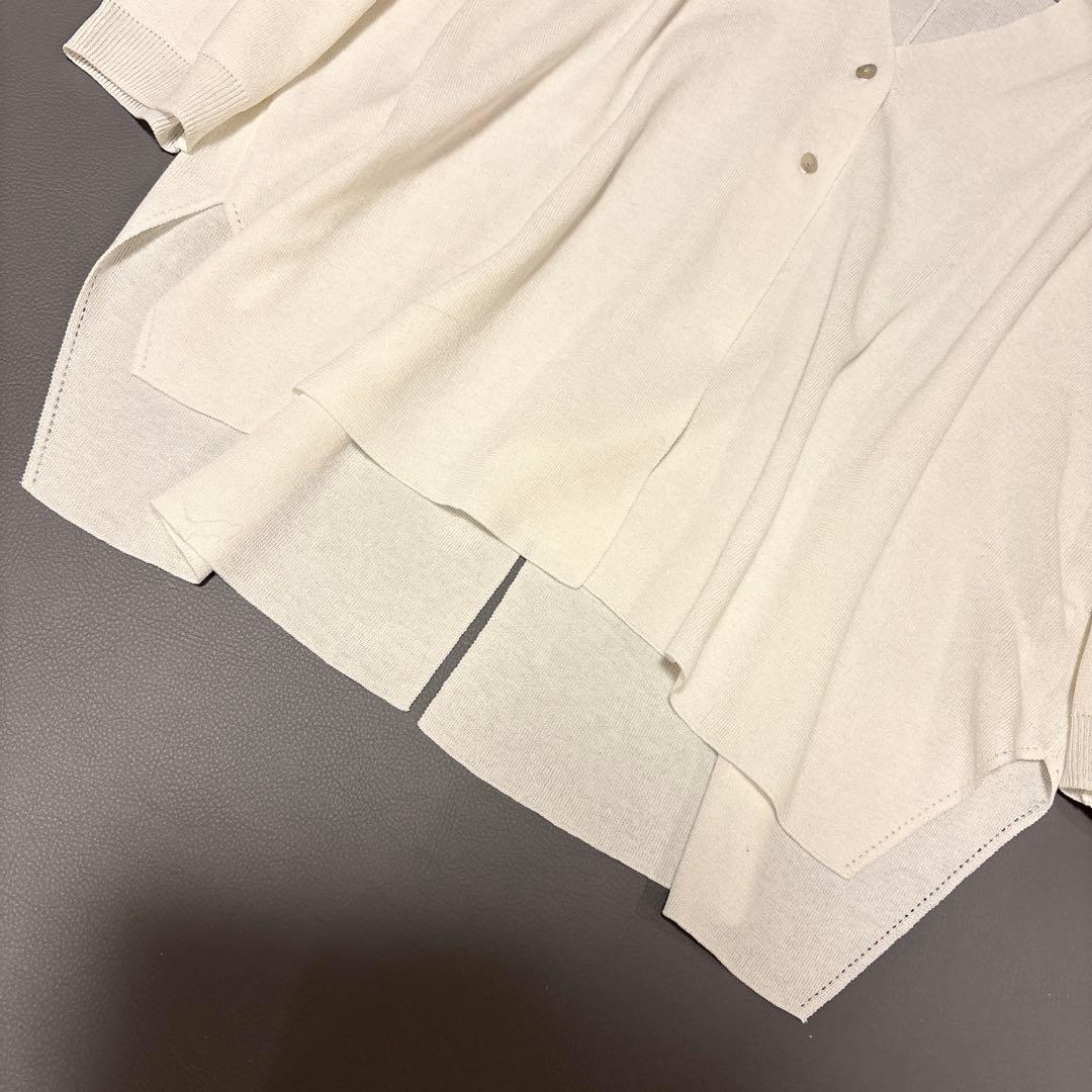 【未使用級✨️25SS】ビアズリー さらっとカーディガン 人気商品 Vネック