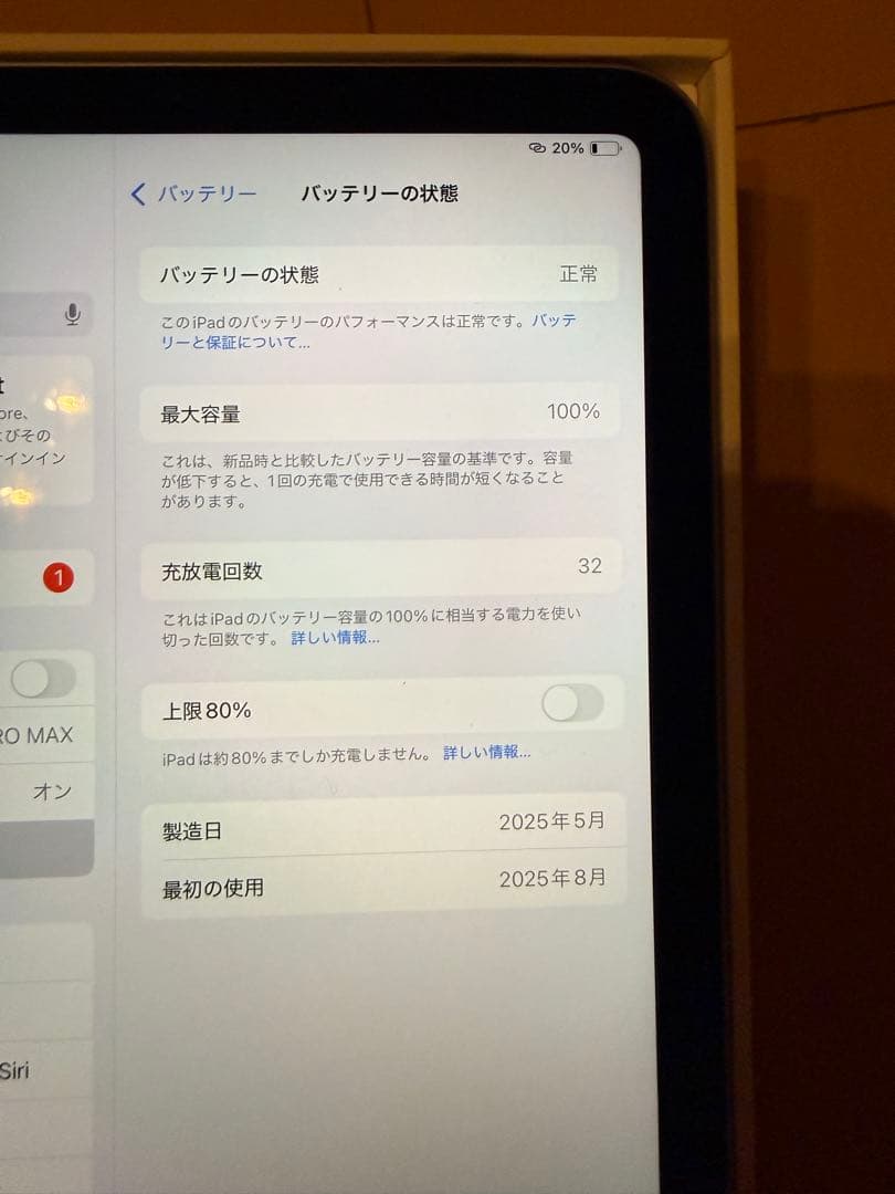 iPad Mini(A17 Pro) 128GB Wi-fiモデル　ブルー美品