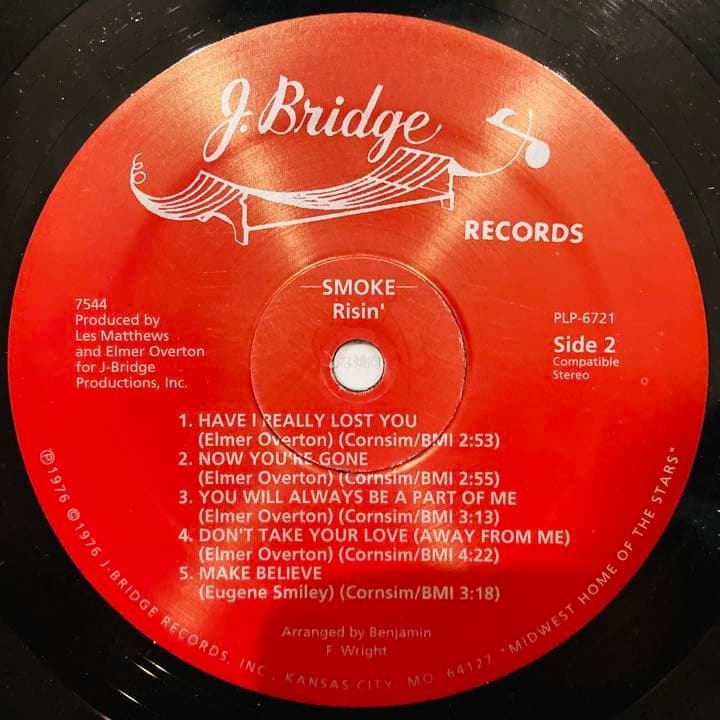 Smoke Risin 国内盤 LP レコード Sweet Soul 解説書