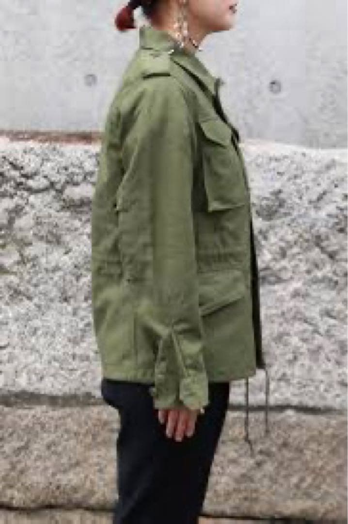 【極美品】HYKE/ハイク_ミリタリーブルゾンMサイズ