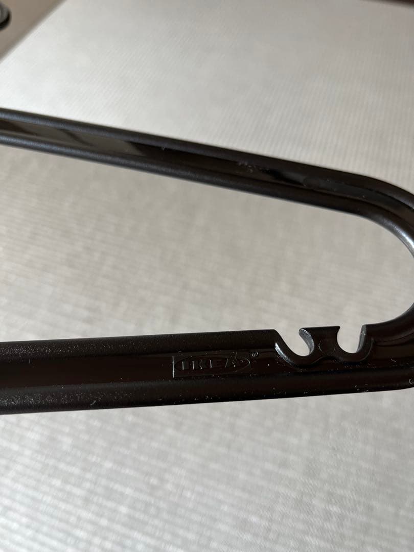 ☆廃盤品☆イケア BAGIS バーギス ハンガー　黒　72本　まとめ売り