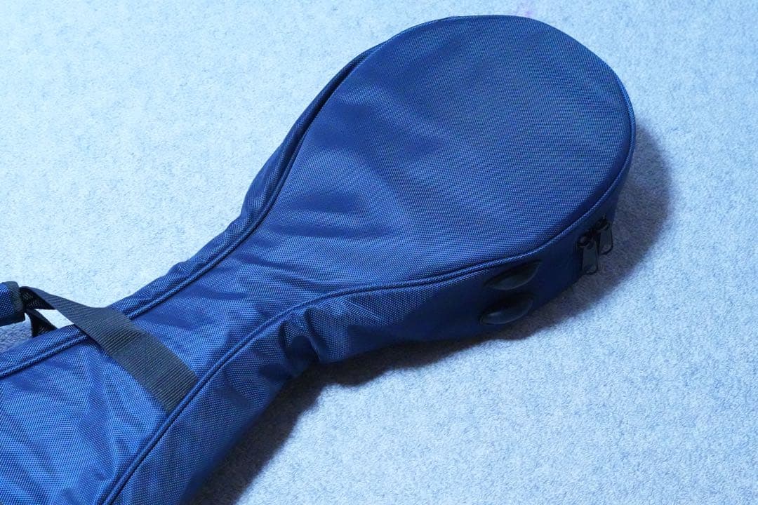 三味線　ケース　カバー　リュックケース　1680D　細棹・中棹　紺