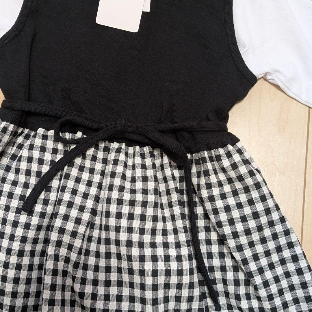 新品 agnes b トップス ジャンパースカート セット 90
