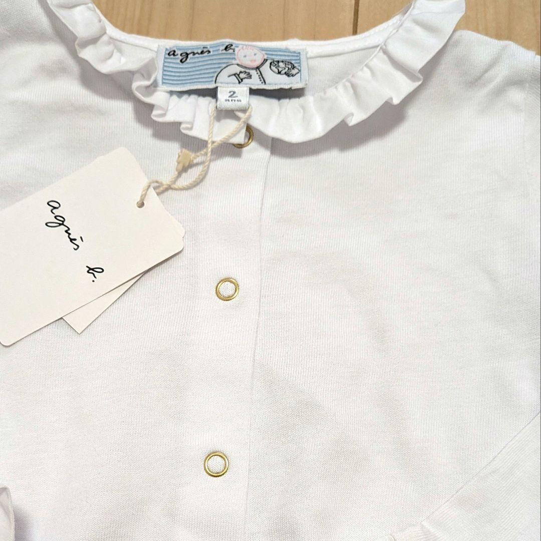 新品 agnes b トップス ジャンパースカート セット 90