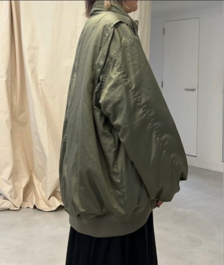 JEANASIS Army BIGブルゾン カーキ