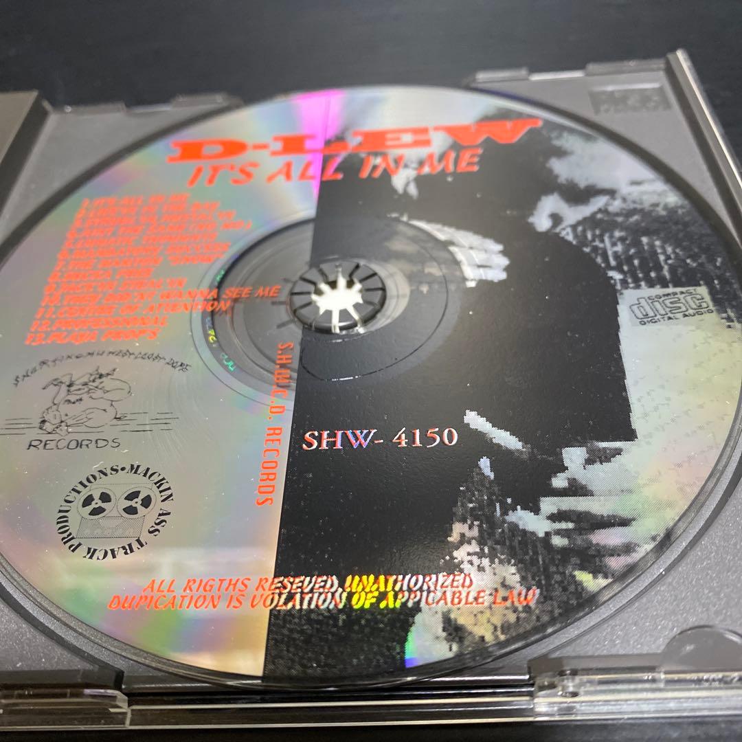 洋楽 D-LEW/IT'S ALL IN ME/C-FUNK/G-RAP