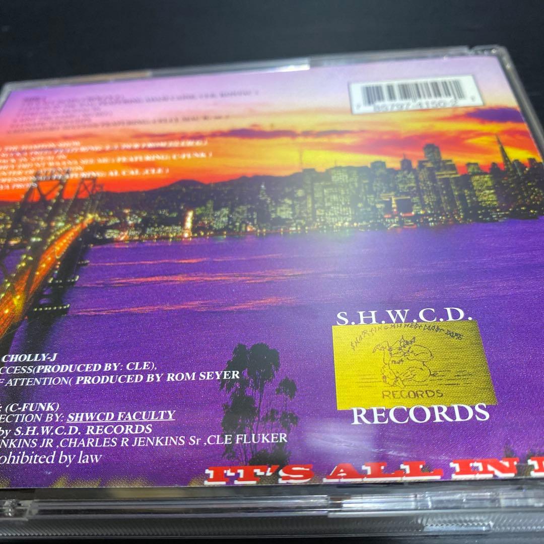 洋楽 D-LEW/IT'S ALL IN ME/C-FUNK/G-RAP