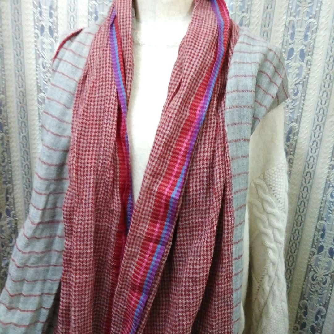 INOUI TOOSH イヌイトゥーシュ 柔らかWOOLストール 美品
