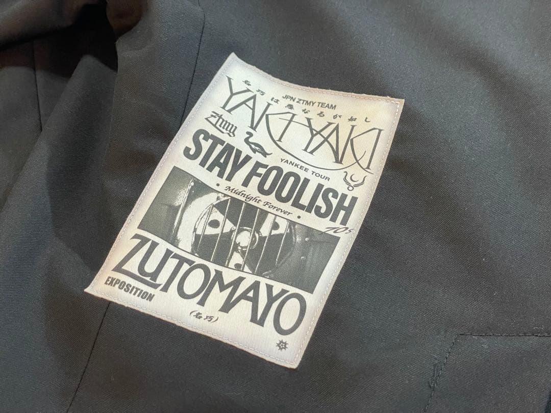 ずとまよ zutomayo STAY FOOLISH Jacket BLACK