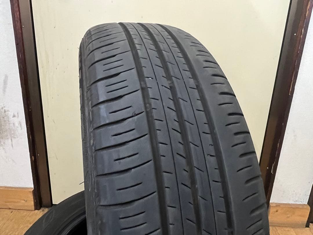 期2019年製 ダンロップ中古夏タイヤ 185/60R15 4本セット アクア等