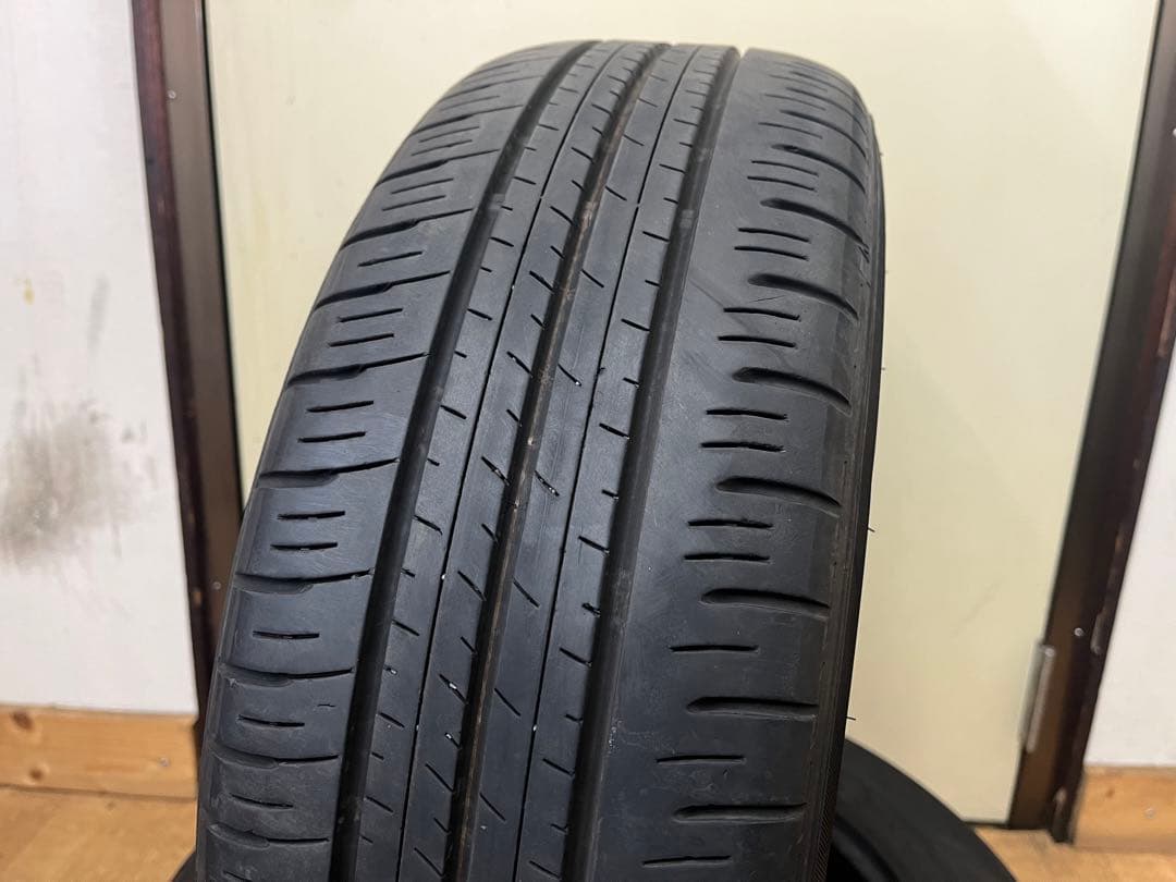 期2019年製 ダンロップ中古夏タイヤ 185/60R15 4本セット アクア等