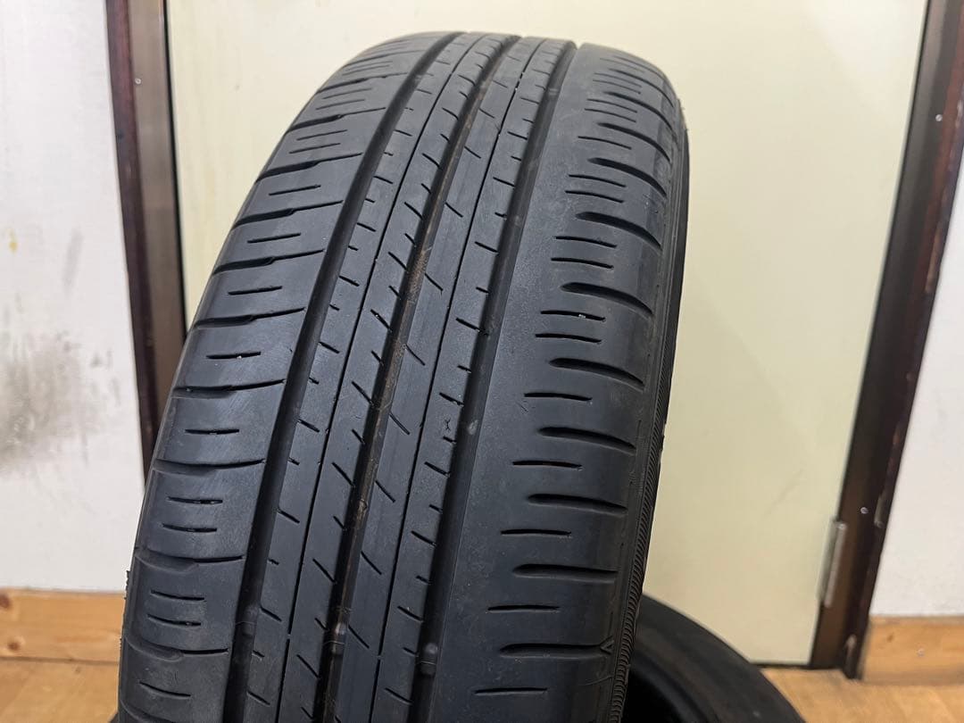 期2019年製 ダンロップ中古夏タイヤ 185/60R15 4本セット アクア等