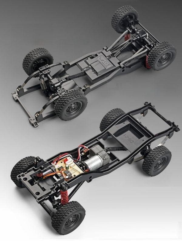 技適証明済 MN MODEL MN-82 1/12トヨタランドクルーザー 赤
