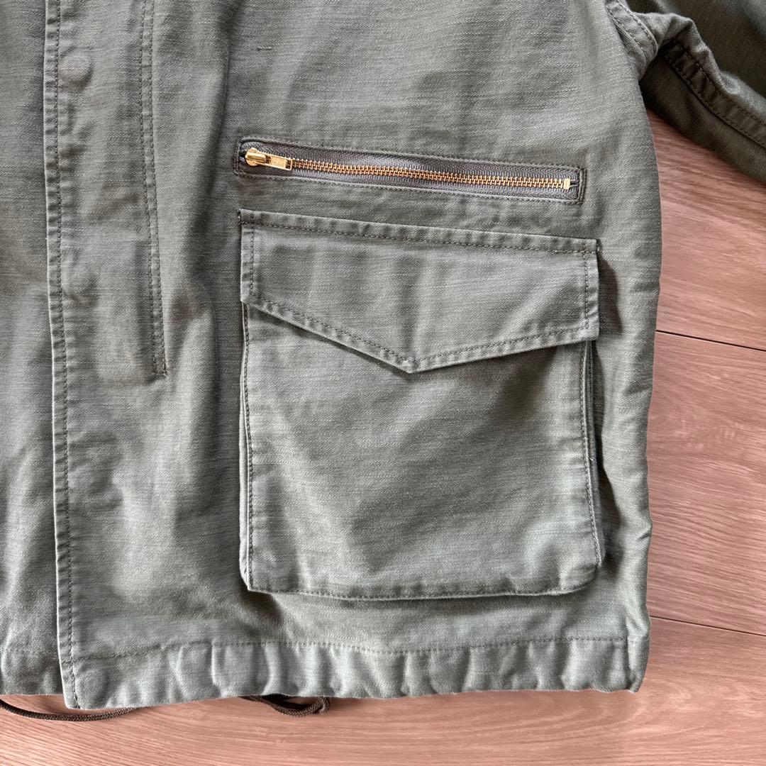 【美品】エリオポール　ミリタリーショートブルゾン