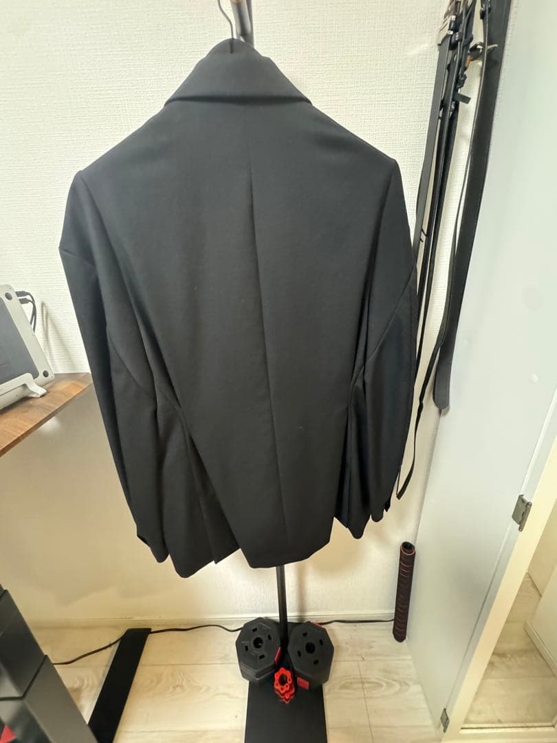 steinDeformedShoulderDoubleBreastedジャケット
