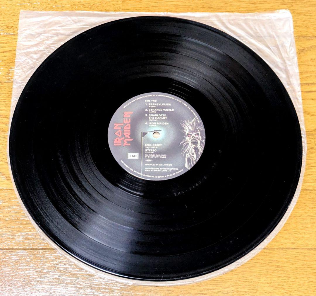 『希少プリントミス？』IRON MAIDEN 1st 美LP 当時物