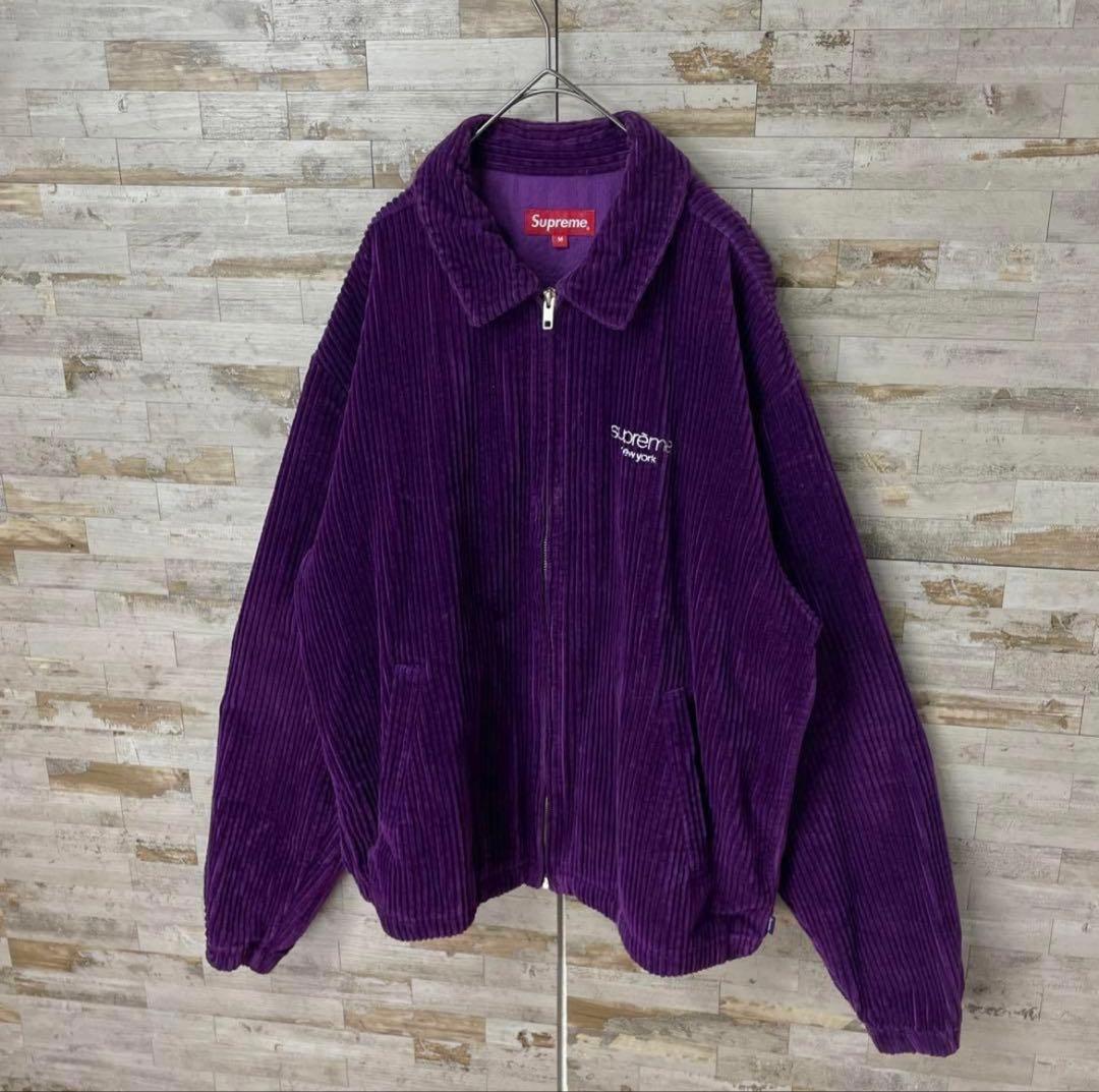 ⭐︎Supreme コーデュロイ ジャンパー パープル