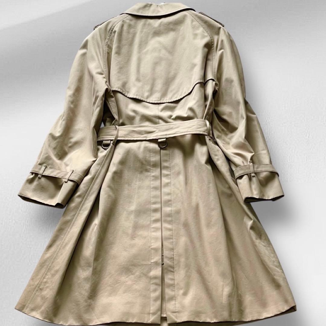 極美品✨バーバリー ロングトレンチコート ノバチェック ハニーベージュ 11