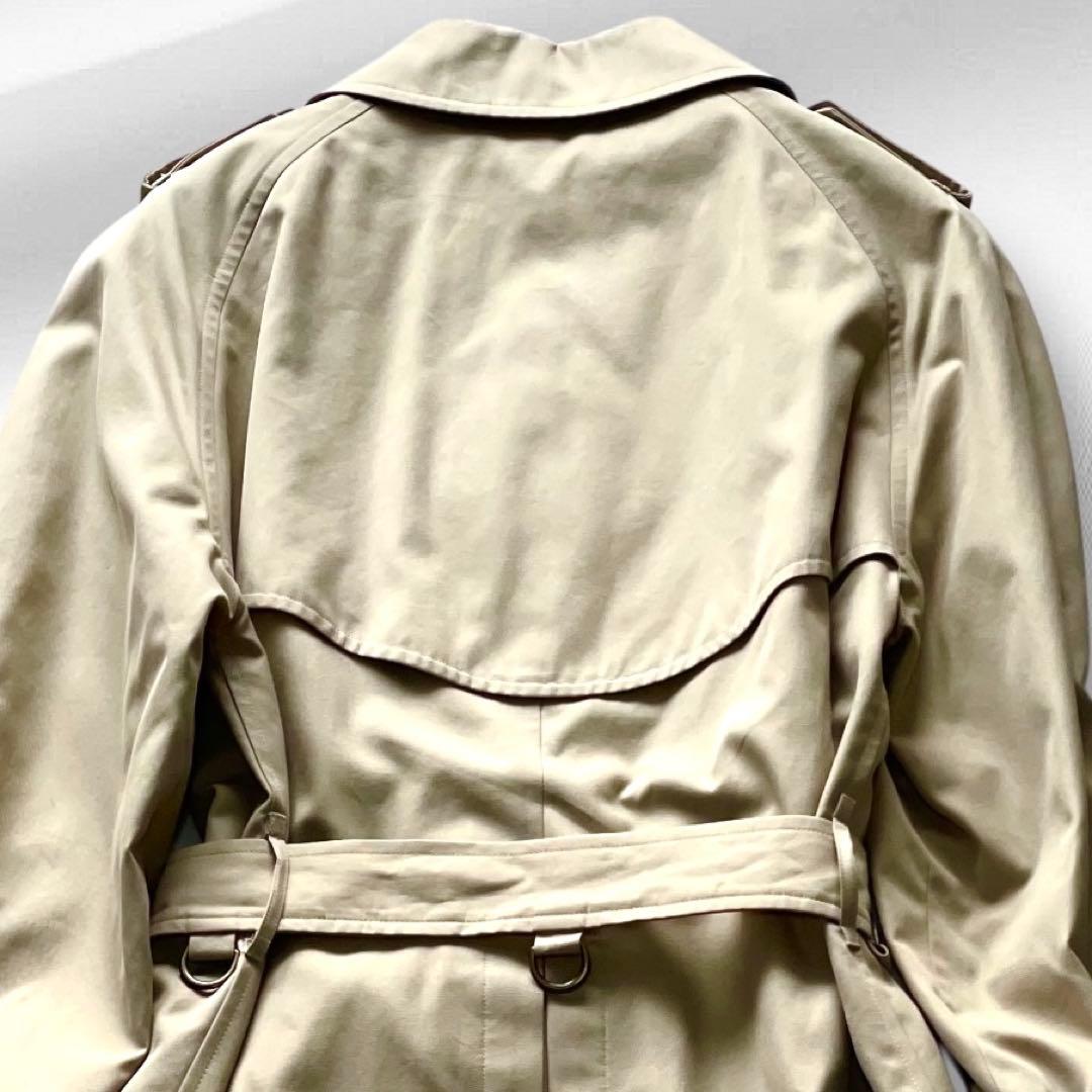 極美品✨バーバリー ロングトレンチコート ノバチェック ハニーベージュ 11