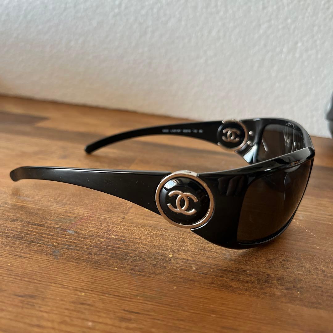 Chanel ブラック サングラス　高島屋購入　正規品　y2k archive