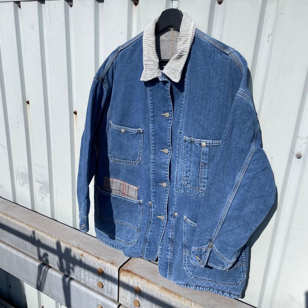 ジャケット・アウター unknown vintage rayon denim coverall