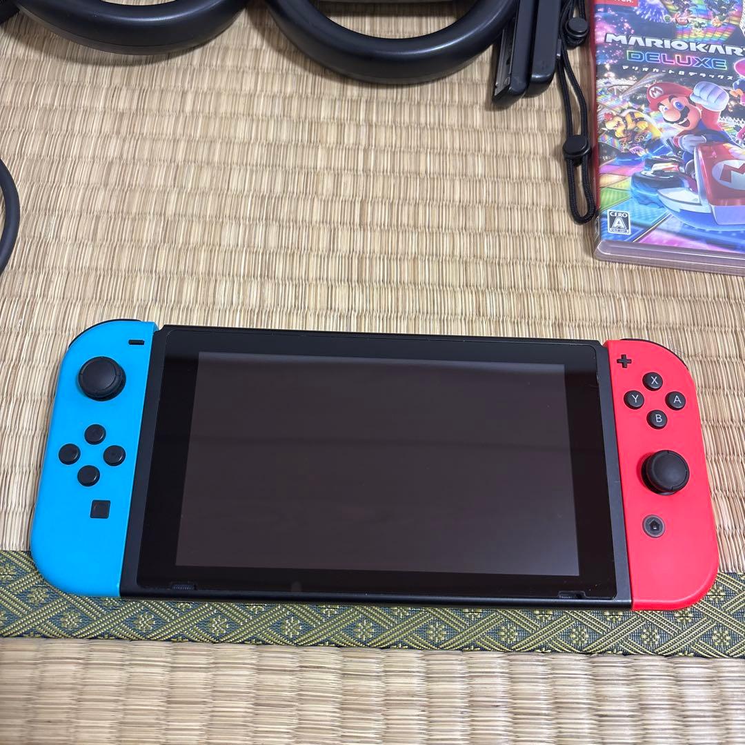 Nintendo Switch ネオンブルー/ネオンレッド 本体、マリオカート8