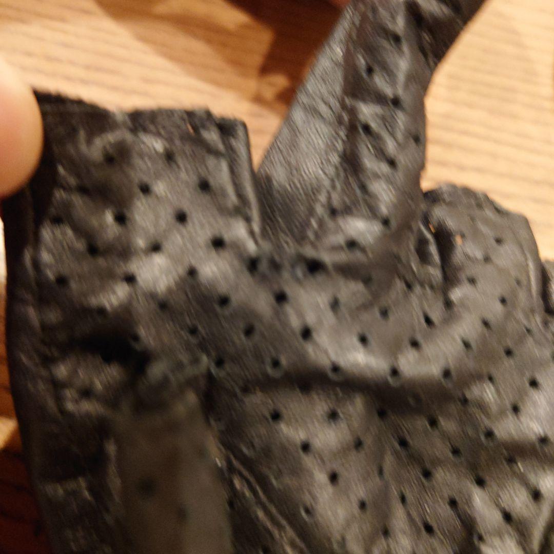 ナンバーナイン　NUMBER (N)INE レザーグローブ　手袋　パンチング