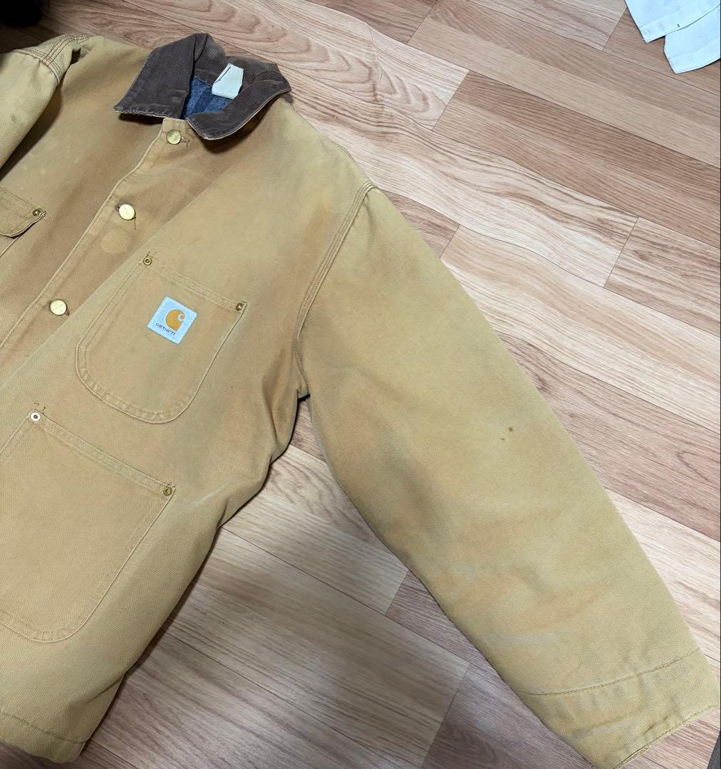 80sヴィンテージ　USA製 Carhartt チョアコート