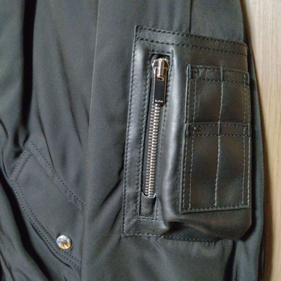 Berluti ブラック MA-1 ジャケット　A44