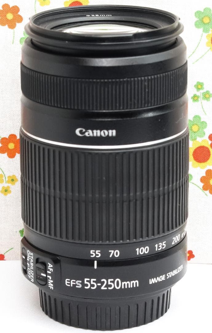キャノン Canon EF-S 55-250mm IS Ⅱ☆手振れ付☆望遠レンズ