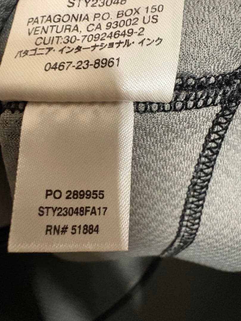 patagonia レトロX ベスト S ブラック×グレー