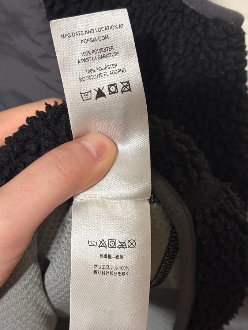 patagonia レトロX ベスト S ブラック×グレー