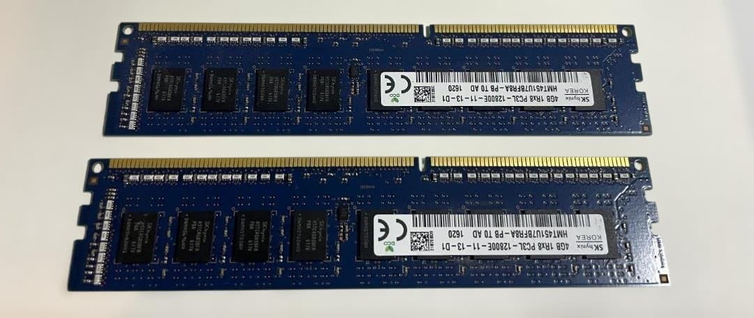 Samsung8GB DDR4 2400MHz　2枚　 他5枚