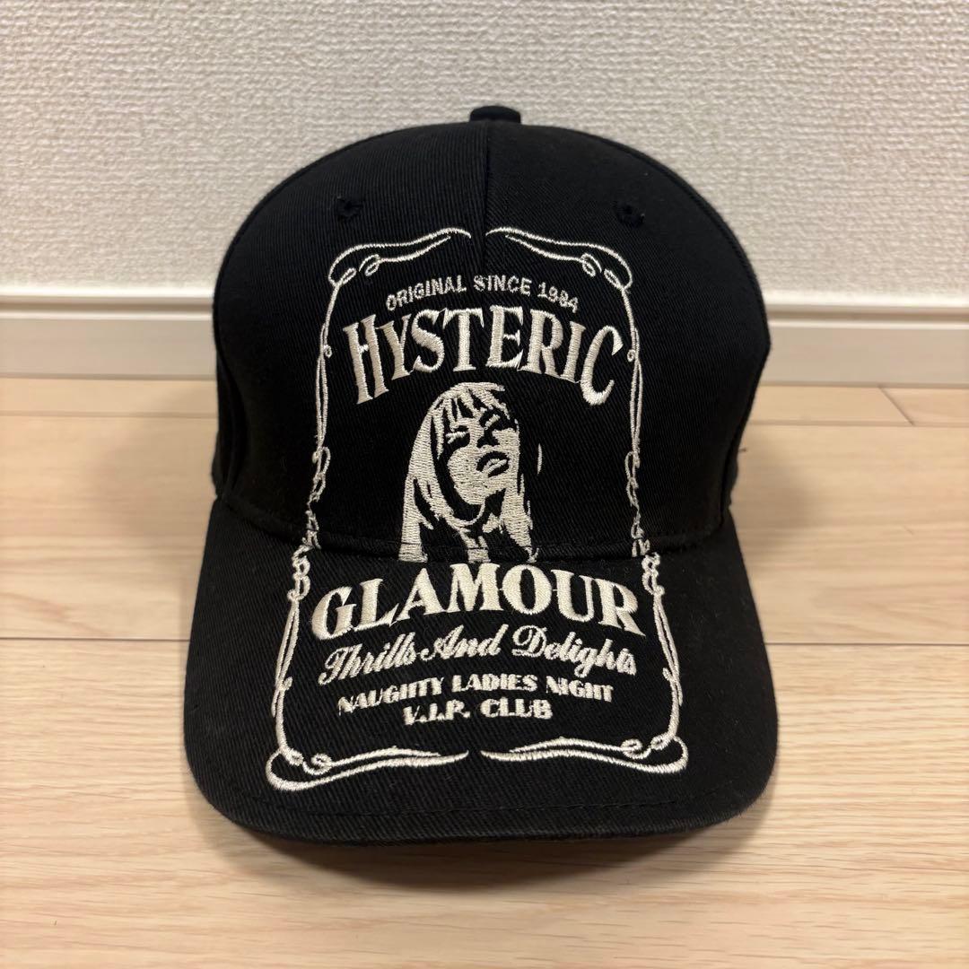ヒステリックグラマー　HYSTERIC GLAMOUR キャップ　ブラック