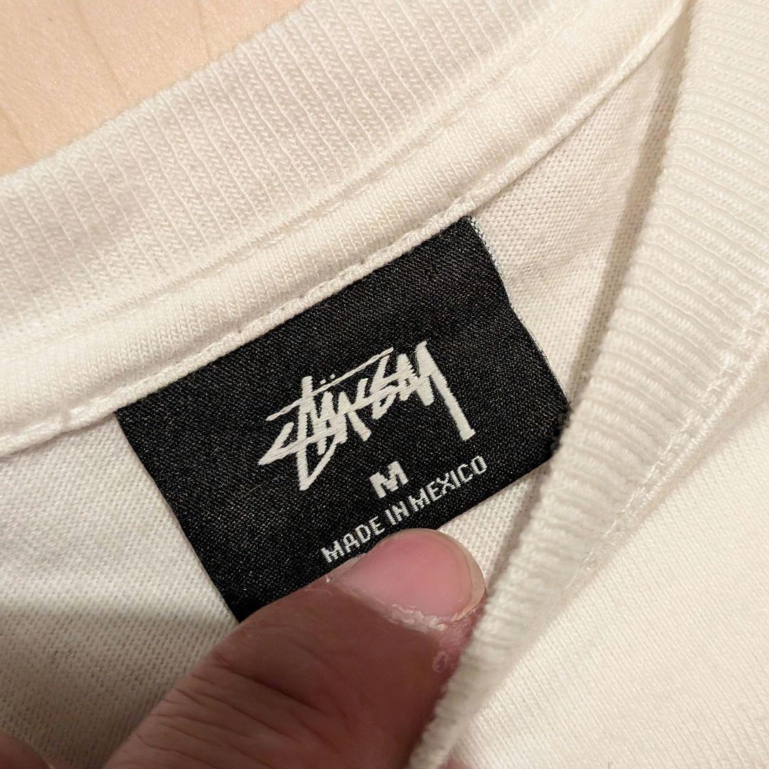t*a様 【М】OLD STUSSY バックプリント ロンT 黒タグ メキシコ製