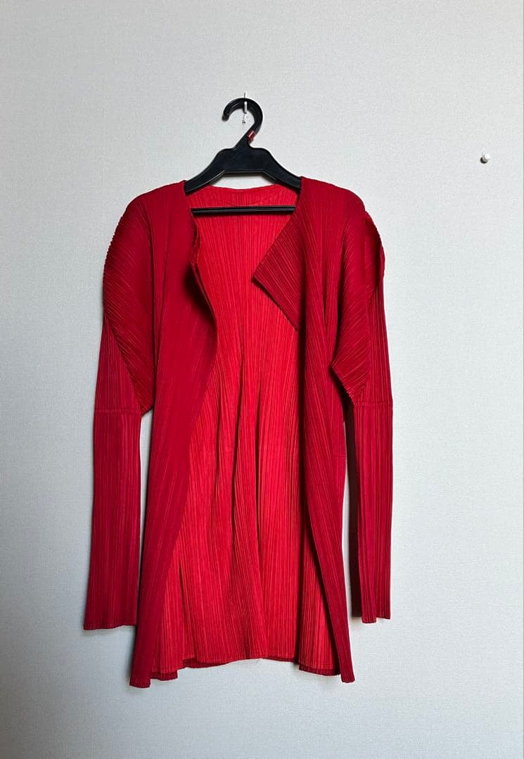 pleats pleaseカーディガン