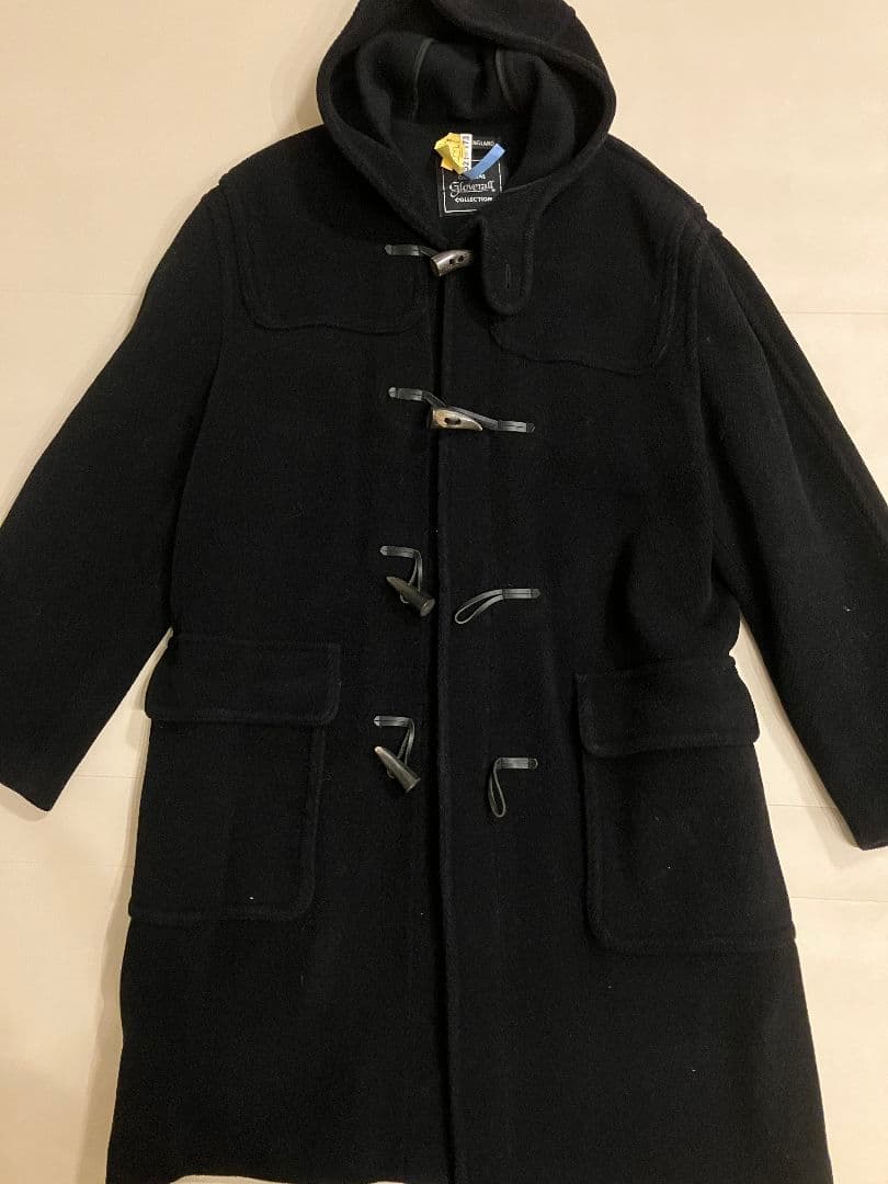 Gloverall ブラック ダッフルコート