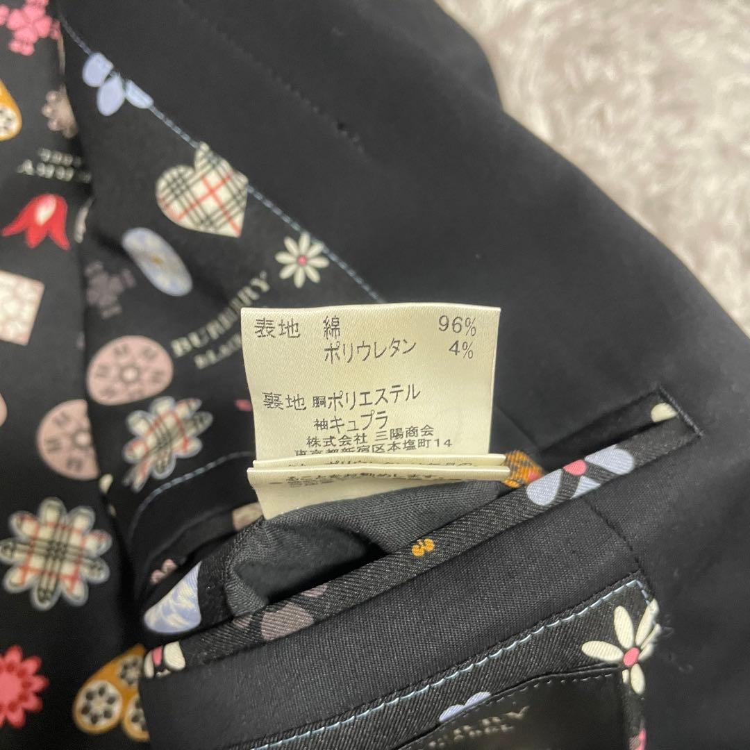 極美品　BURBERRY BLACK LABELモノグラムテーラードジャケットL