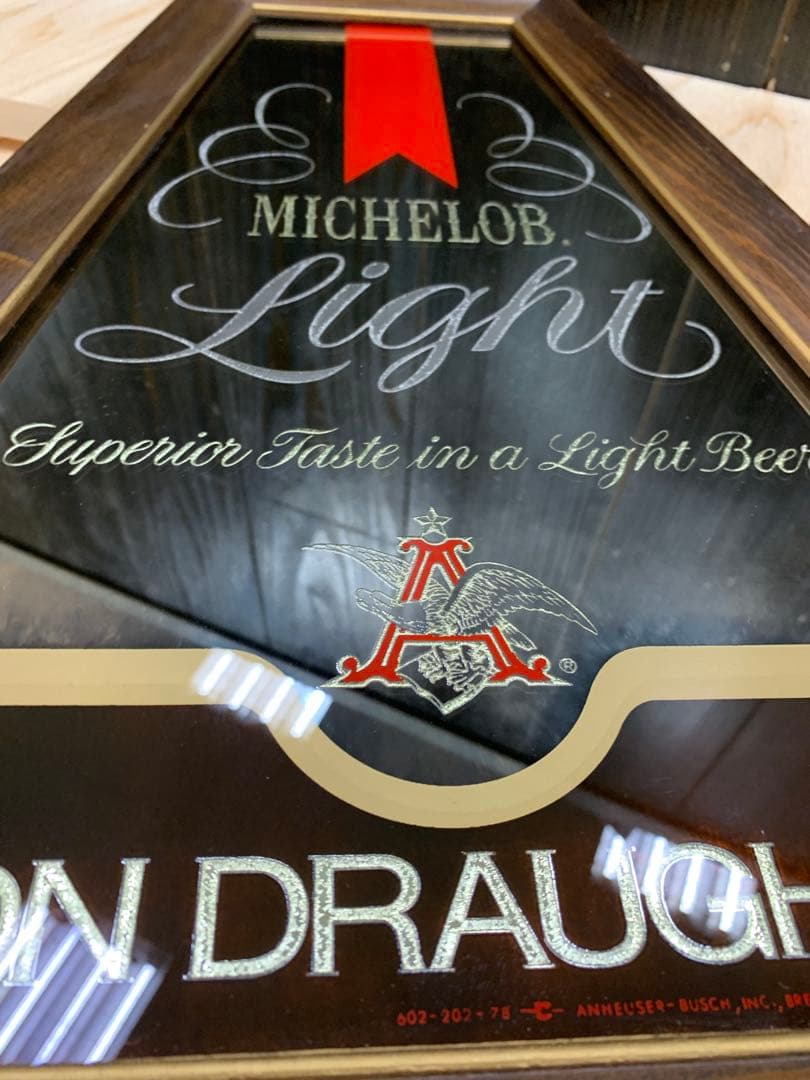 MICHELOB Light (ミケロブライト) パブミラー