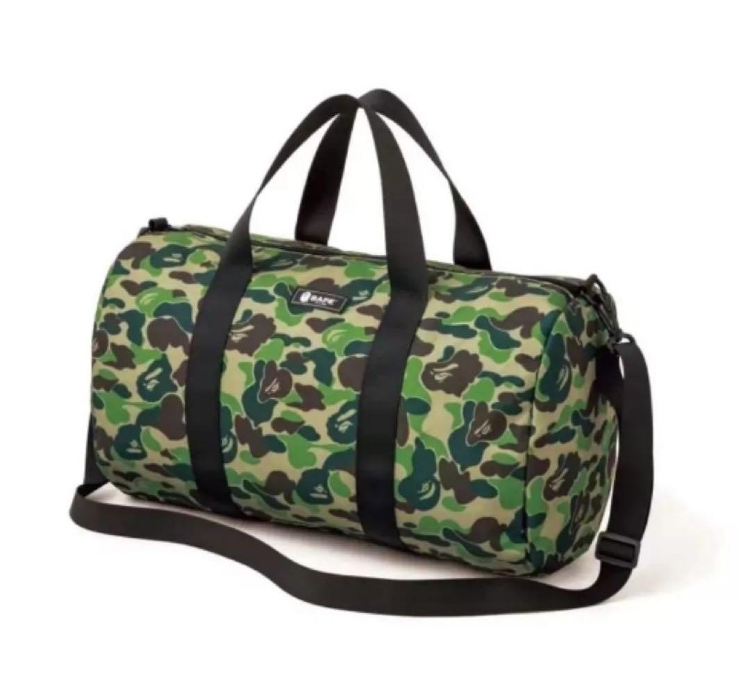 BAPE◆A BATHING APE／◆カモ迷彩ダッフルバッグ◆付録品ノベルティ