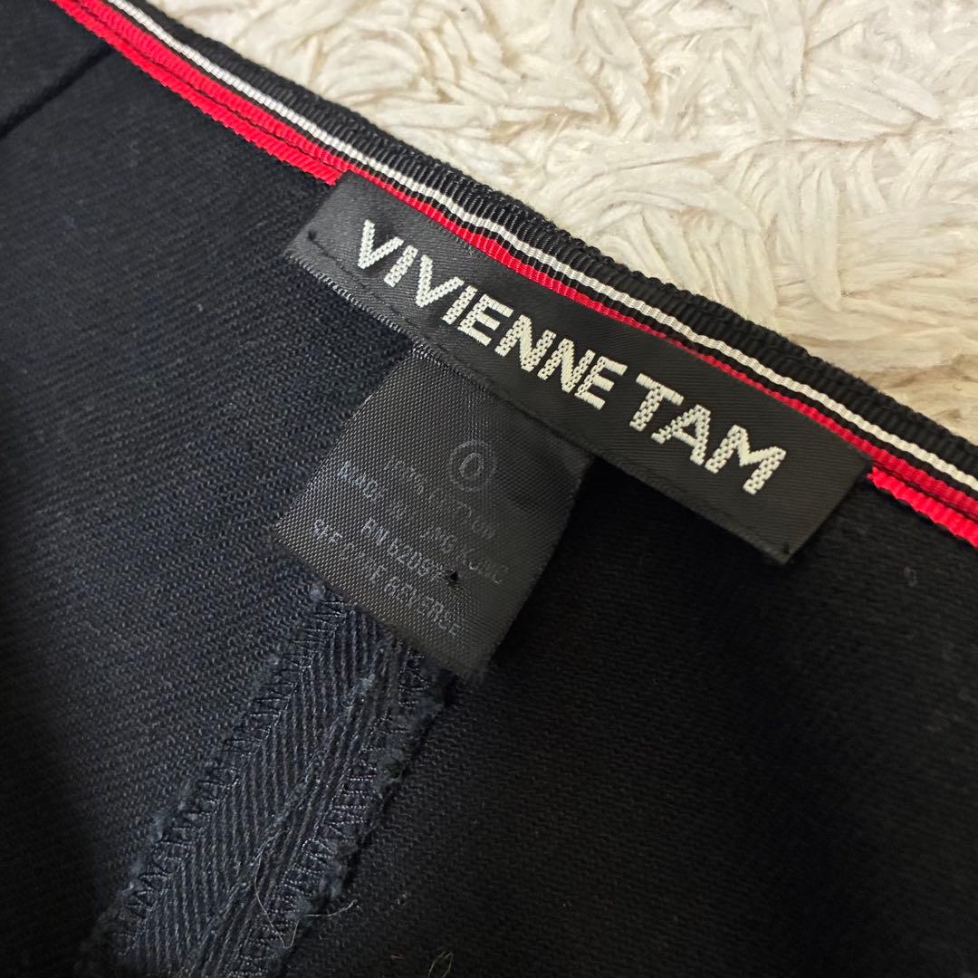 VIVIENNE TAM 鳳凰 不死鳥 バード 刺繍 ブラック デニム パンツ