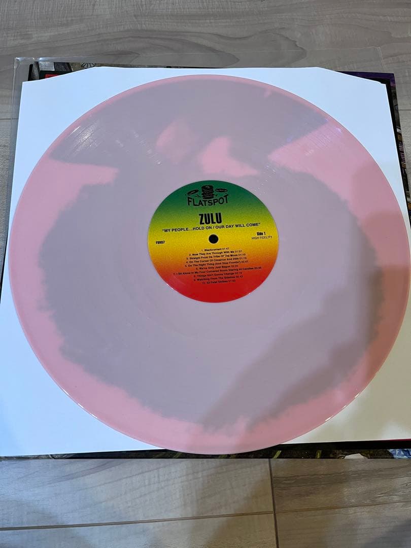 Zulu『MY PEOPLE...HOLD ON』カラーvinyl レコード