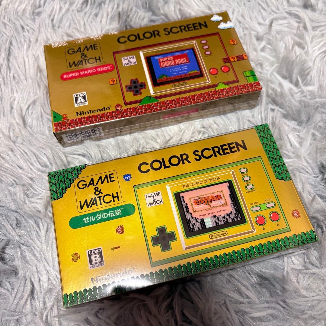 【新品未開封】ゲーム&ウォッチ スーパーマリオ ゼルダ セット